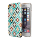 Dotted Moroccan pattern iPhone 6/6s or 6/6s Plus 2-Piece Hybrid INK-Fuzed Case