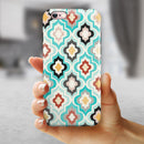 Dotted Moroccan pattern iPhone 6/6s or 6/6s Plus 2-Piece Hybrid INK-Fuzed Case