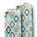 Dotted Moroccan pattern iPhone 6/6s or 6/6s Plus 2-Piece Hybrid INK-Fuzed Case