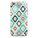 Dotted Moroccan pattern iPhone 6/6s or 6/6s Plus 2-Piece Hybrid INK-Fuzed Case