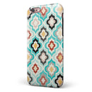 Dotted Moroccan pattern iPhone 6/6s or 6/6s Plus 2-Piece Hybrid INK-Fuzed Case