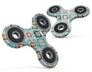 Dotted Moroccan pattern Full-Body Fidget Spinner Skin-Kit