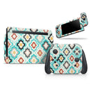 Dotted Moroccan pattern // Skin Decal Wrap Kit for Nintendo Switch Console & Dock, Joy-Cons, Pro Controller, Lite, 3DS XL, 2DS XL, DSi, or Wii - Vinyl Skin Wrap for Nintendo Switch 2, OLED, Lite, Pro Controller, Wii & Classic Handhelds
