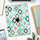 Dotted Moroccan pattern - Full Body Skin Decal for the Apple iPad Pro 12.9", 11", 10.5", 9.7", Air or Mini (All Models Available)