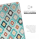 Dotted Moroccan pattern - Full Body Skin Decal for the Apple iPad Pro 12.9", 11", 10.5", 9.7", Air or Mini (All Models Available)
