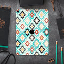 Dotted Moroccan pattern - Full Body Skin Decal for the Apple iPad Pro 12.9", 11", 10.5", 9.7", Air or Mini (All Models Available)