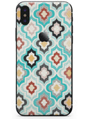 Dotted Moroccan pattern - iPhone X Skin-Kit