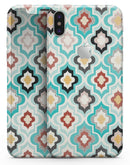 Dotted Moroccan pattern - iPhone X Skin-Kit