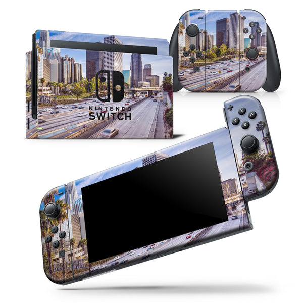 Downtown LA Life - Skin Wrap Decal for Nintendo Switch Lite Console & Dock - 3DS XL - 2DS - Pro - DSi - Wii - Joy-Con Gaming Controller