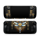 Dragonfly Ornament // Full Body Skin Decal Wrap Kit for the Steam Deck handheld gaming computer