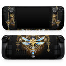 Dragonfly Ornament // Full Body Skin Decal Wrap Kit for the Steam Deck handheld gaming computer