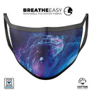 Dream Blue Cloud - Made in USA Mouth Cover Unisex Anti-Dust Cotton Blend Reusable & Washable Face Mask with Adjustable Sizing for Adult or Child