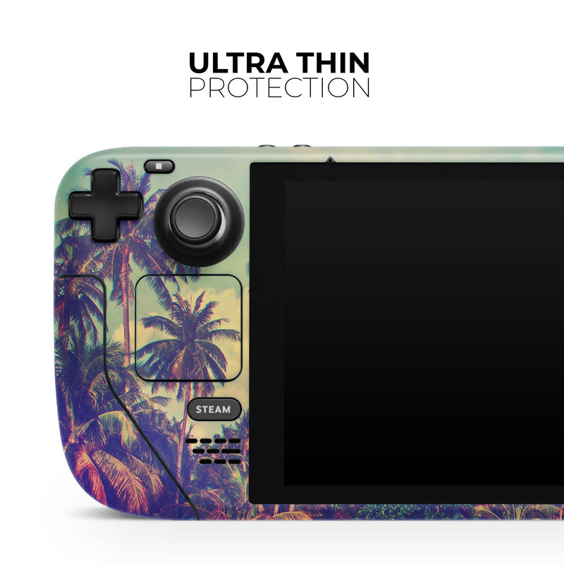 Dreamy Beach // Full Body Skin Decal Wrap Kit for the Steam Deck handheld gaming computer