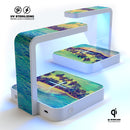 Dreamy Beach UV Germicidal Sanitizing Sterilizing Wireless Smart Phone Screen Cleaner + Charging Station