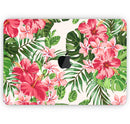 Dreamy Subtle Floral V1 // Skin Decal Wrap Kit Compatible with the Apple MacBook Pro, Pro with Touch Bar or Air (11, 12, 13, 15 & 16" - All Versions Available)