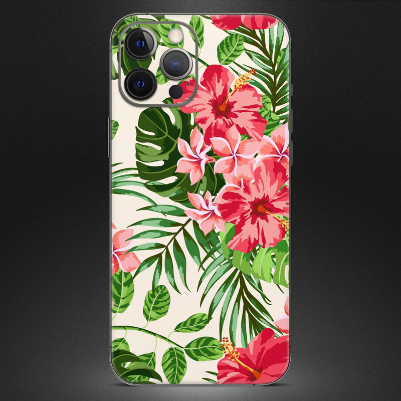 Dreamy Subtle Floral V1 // Full-Body Skin Decal Wrap Cover for Apple iPhone 15, 14, 13, Pro, Pro Max, Mini, XR, XS, SE (All Models)