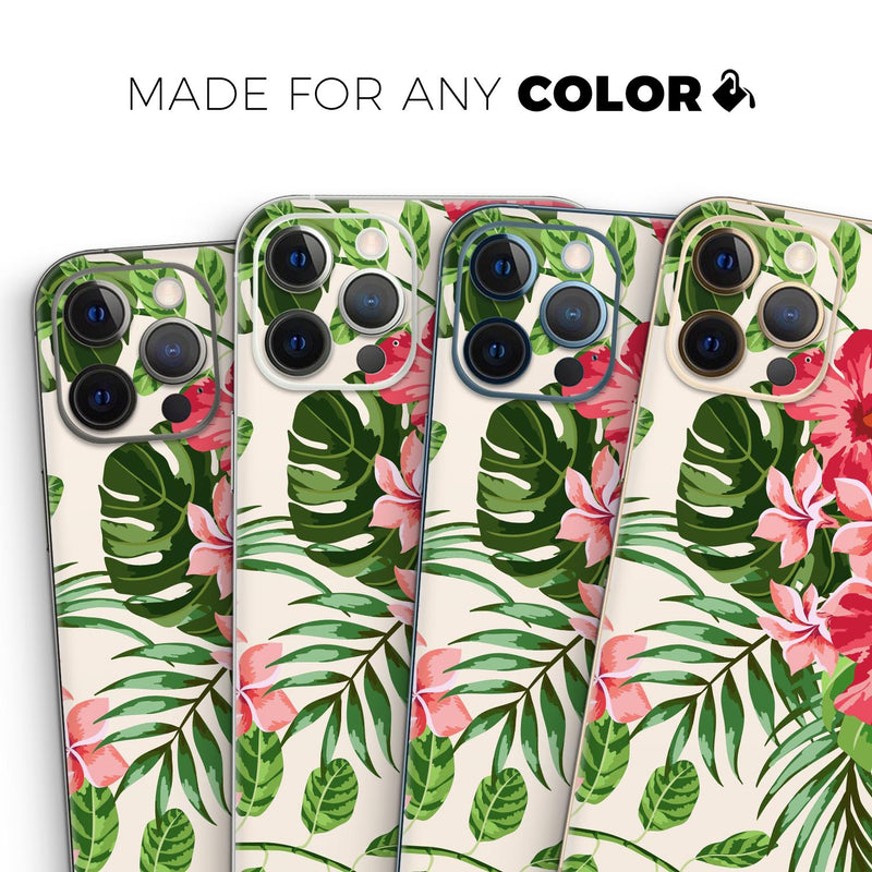 Dreamy Subtle Floral V1 // Full-Body Skin Decal Wrap Cover for Apple iPhone 15, 14, 13, Pro, Pro Max, Mini, XR, XS, SE (All Models)