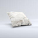 Drenched White Rose ink-Fuzed Decorative Throw Pillow