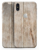 Dried Horizontal Wood Planks  - iPhone X Skin-Kit