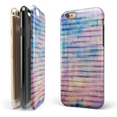 Dripping Blue Paint iPhone 6/6s or 6/6s Plus 2-Piece Hybrid INK-Fuzed Case