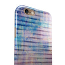 Dripping Blue Paint iPhone 6/6s or 6/6s Plus 2-Piece Hybrid INK-Fuzed Case