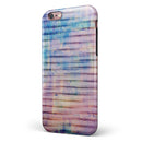 Dripping Blue Paint iPhone 6/6s or 6/6s Plus 2-Piece Hybrid INK-Fuzed Case