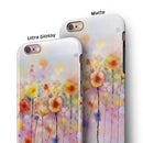 Drizzle Watercolor Flowers V1 iPhone 6/6s or 6/6s Plus 2-Piece Hybrid INK-Fuzed Case