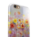 Drizzle Watercolor Flowers V1 iPhone 6/6s or 6/6s Plus 2-Piece Hybrid INK-Fuzed Case