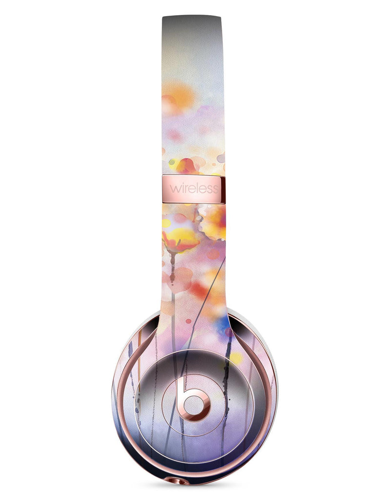 Drizzle Watercolor Flowers V1 Full-Body Skin Kit for the Beats by Dre Solo 3 Wireless Headphones