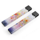 Drizzle Watercolor Flowers V1 - Premium Decal Protective Skin-Wrap Sticker compatible with the Juul Labs vaping device