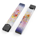 Drizzle Watercolor Flowers V1 - Premium Decal Protective Skin-Wrap Sticker compatible with the Juul Labs vaping device