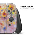 Drizzle Watercolor Flowers V1 // Skin Decal Wrap Kit for Nintendo Switch Console & Dock, Joy-Cons, Pro Controller, Lite, 3DS XL, 2DS XL, DSi, or Wii - Vinyl Skin Wrap for Nintendo Switch 2, OLED, Lite, Pro Controller, Wii & Classic Handhelds