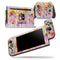 Drizzle Watercolor Flowers V1 - Skin Wrap Decal for Nintendo Switch Lite Console & Dock - 3DS XL - 2DS - Pro - DSi - Wii - Joy-Con Gaming Controller