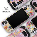 Drizzle Watercolor Flowers V1 // Vinyl Skin Wrap for Steam Deck OLED & Steam Deck (LCD) — Soft Matte or Ultra Gloss