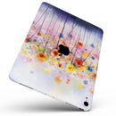 Drizzle Watercolor Flowers V1 - Full Body Skin Decal for the Apple iPad Pro 12.9", 11", 10.5", 9.7", Air or Mini (All Models Available)