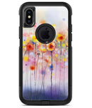 Drizzle Watercolor Flowers V1 - iPhone X OtterBox Case & Skin Kits