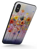 Drizzle Watercolor Flowers V1 - iPhone X Skin-Kit