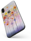 Drizzle Watercolor Flowers V1 - iPhone X Skin-Kit