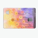Drizzle Watercolor Flowers V2 - Premium Protective Decal Skin-Kit for the Apple Credit Card