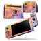 Drizzle Watercolor Flowers V2 - Skin Wrap Decal for Nintendo Switch Lite Console & Dock - 3DS XL - 2DS - Pro - DSi - Wii - Joy-Con Gaming Controller