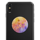Drizzle Watercolor Flowers V2 - Skin Kit for PopSockets and other Smartphone Extendable Grips & Stands