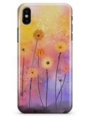 Drizzle Watercolor Flowers V2 - iPhone X Clipit Case