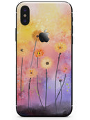 Drizzle Watercolor Flowers V2 - iPhone X Skin-Kit