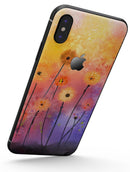 Drizzle Watercolor Flowers V2 - iPhone X Skin-Kit