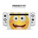 Drooling Friendly Emoticons // Skin Decal Wrap Kit for Nintendo Switch Console & Dock, Joy-Cons, Pro Controller, Lite, 3DS XL, 2DS XL, DSi, or Wii - Vinyl Skin Wrap for Nintendo Switch 2, OLED, Lite, Pro Controller, Wii & Classic Handhelds