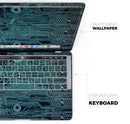 Electric Circuit Board V5 // Skin Decal Wrap Kit Compatible with the Apple MacBook Pro, Pro with Touch Bar or Air (11, 12, 13, 15 & 16" - All Versions Available)