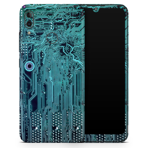 Electric Circuit Board V5 - Full Body Skin Decal Wrap Kit for Motorola Phones