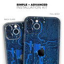Electric Circuit Board // Skin-Kit compatible with the Apple iPhone 14, 13, 12, 12 Pro Max, 12 Mini, 11 Pro, SE, X/XS + (All iPhones Available)