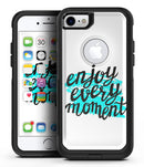 Enjoy Every Moment - iPhone 7 or 7 Plus Commuter Case Skin Kit