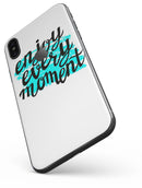Enjoy Every Moment - iPhone X Skin-Kit